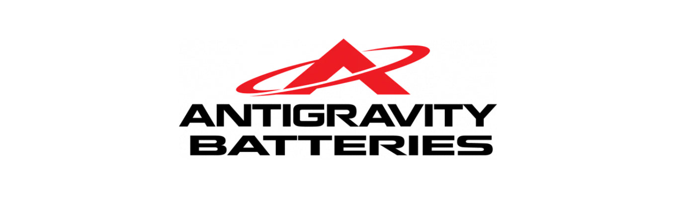 Antigravity lithium-ion battery with built-in restart technology, designed for lightweight, high-performance power in automotive and motorsport applications.