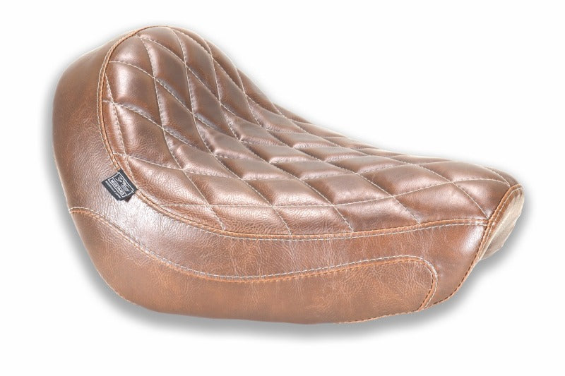 Mustang 17-25 Honda Rebel 300 and 500 Tripper Passenger Solo Distressed Brown w/ Diamond