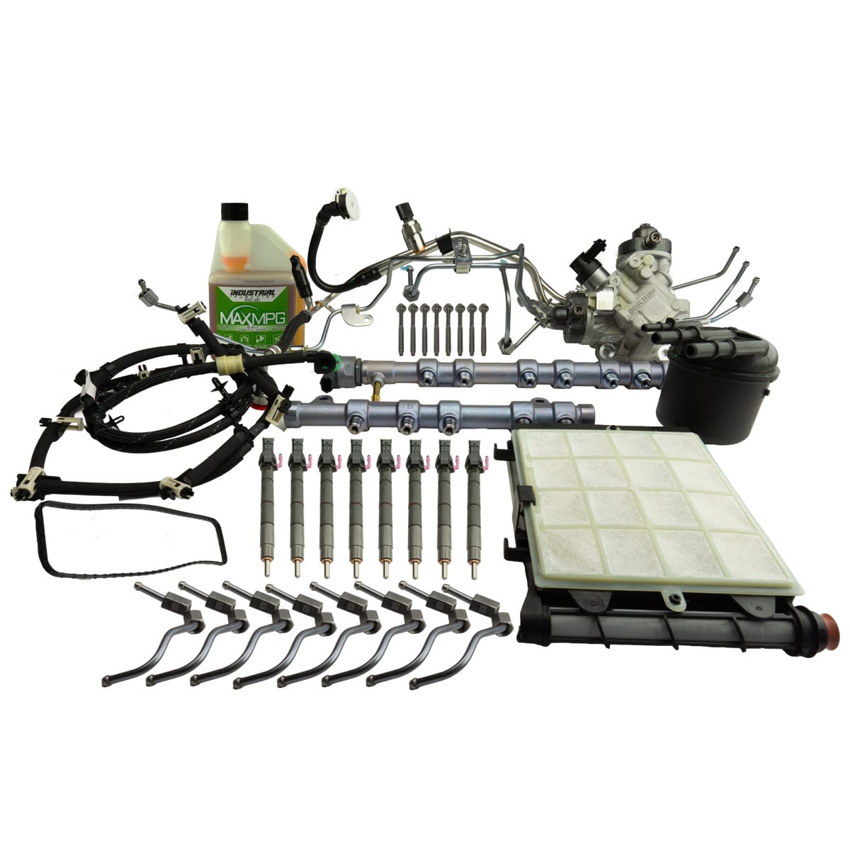 Industrial Injection 2020+ Ford 6.7L Power Stroke Disaster Kit w/Pump & Injectors