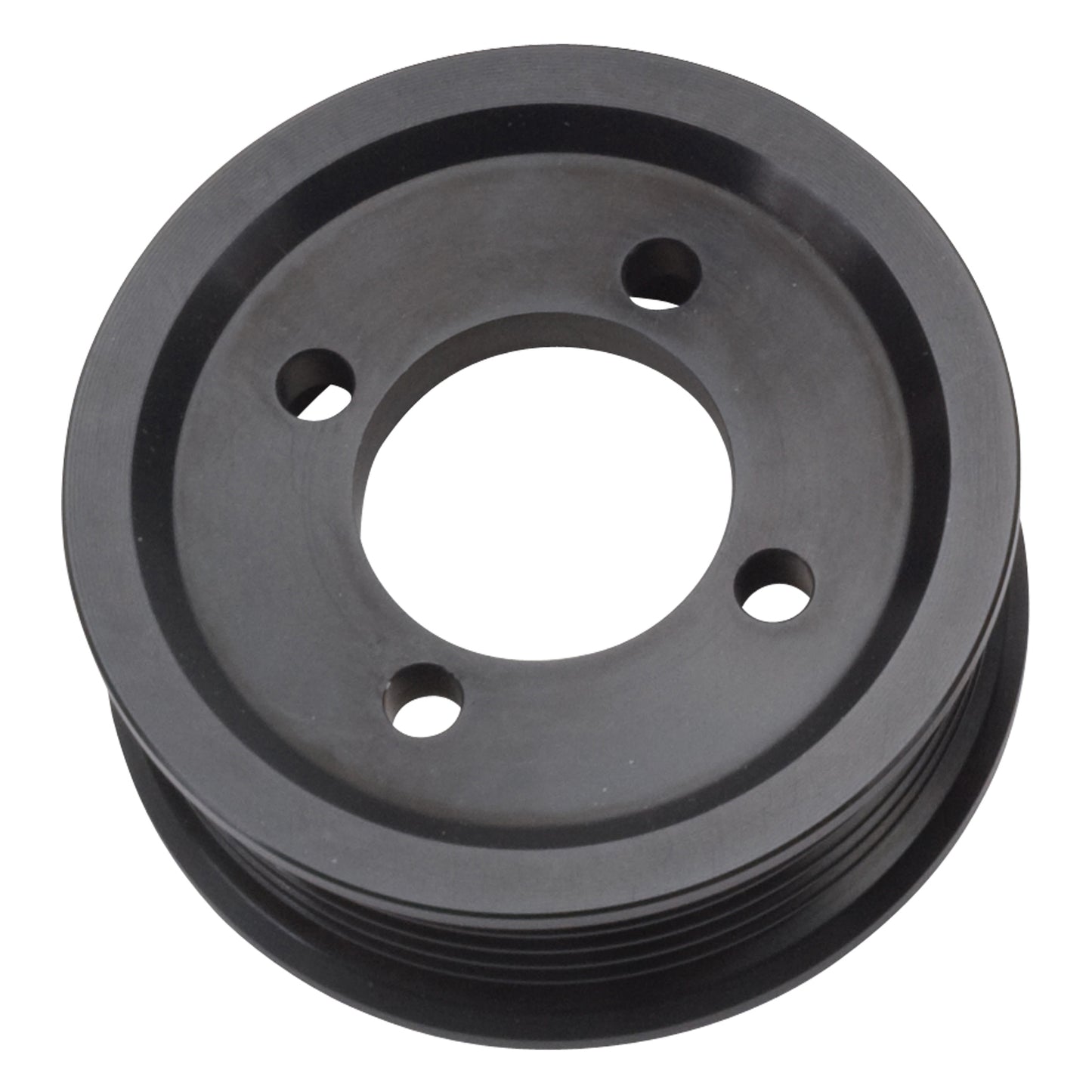 Edelbrock Competition Supercharger Pulley 3.00 In. 6-rib, Black Anodized - 15822 Edelbrock