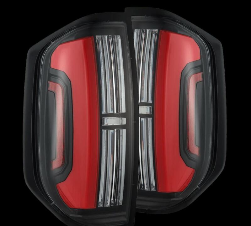 AlphaRex 672052 14-21 Toyota Tundra Nova-Series LED Tail Lights - Black Red