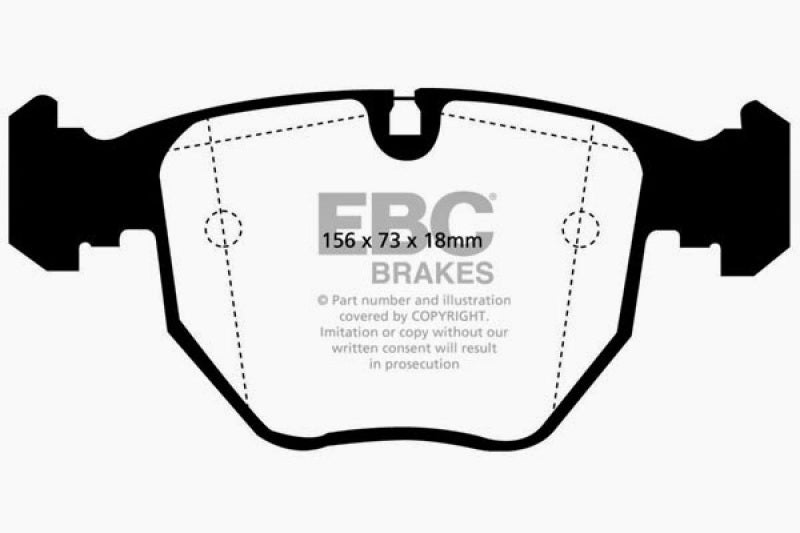 EBC GreenStuff Front Brake Pads - DP61036 EBC