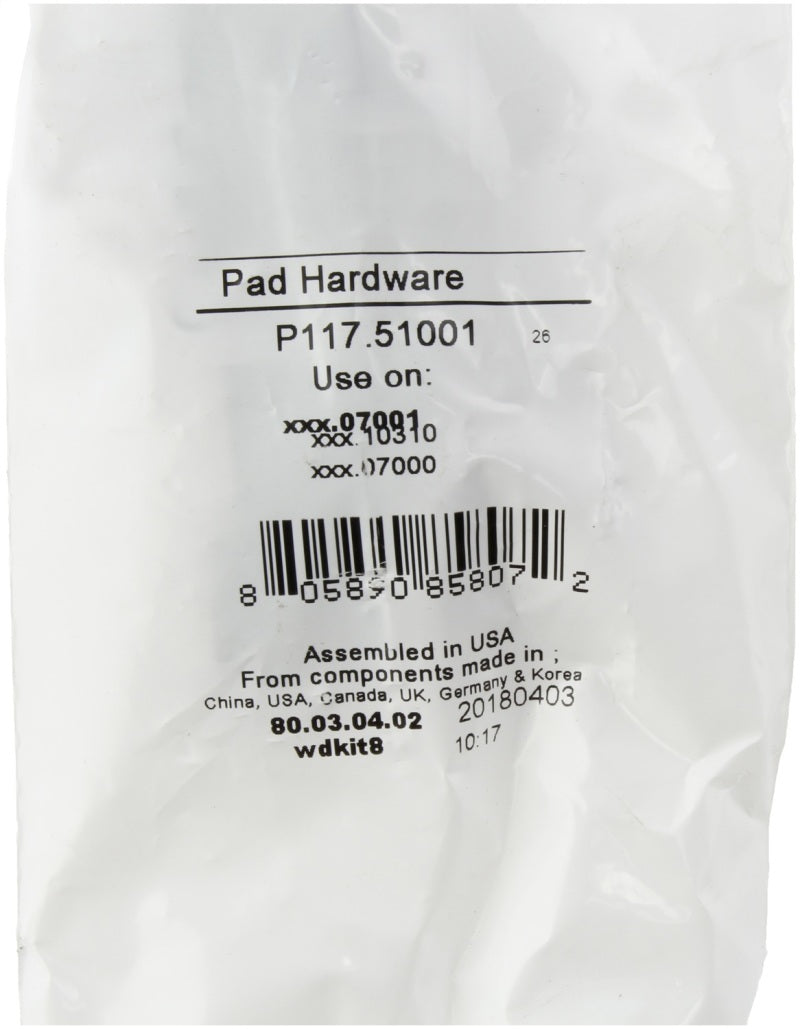 StopTech Premium Ceramic Front Brake Pads - 308.07000 Stoptech