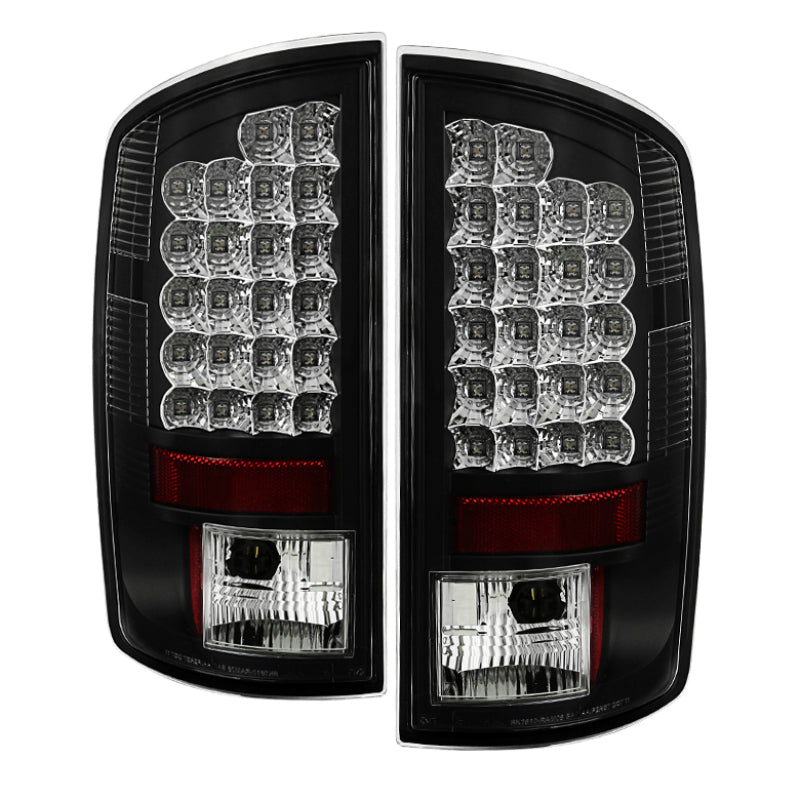 Spyder Dodge Ram 02-06 1500/Ram 2500/3500 03-06 LED Tail Light Black ALT-YD-DRAM02-LED-BK SPYDER