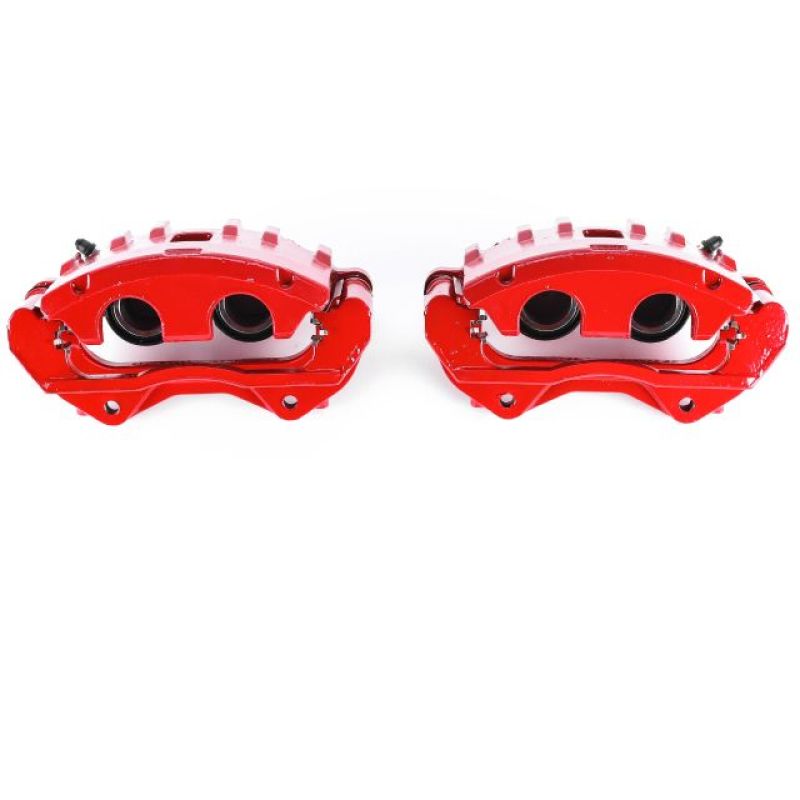 Power Stop 06-07 Cadillac CTS Front Red Calipers w/Brackets - Pair PowerStop