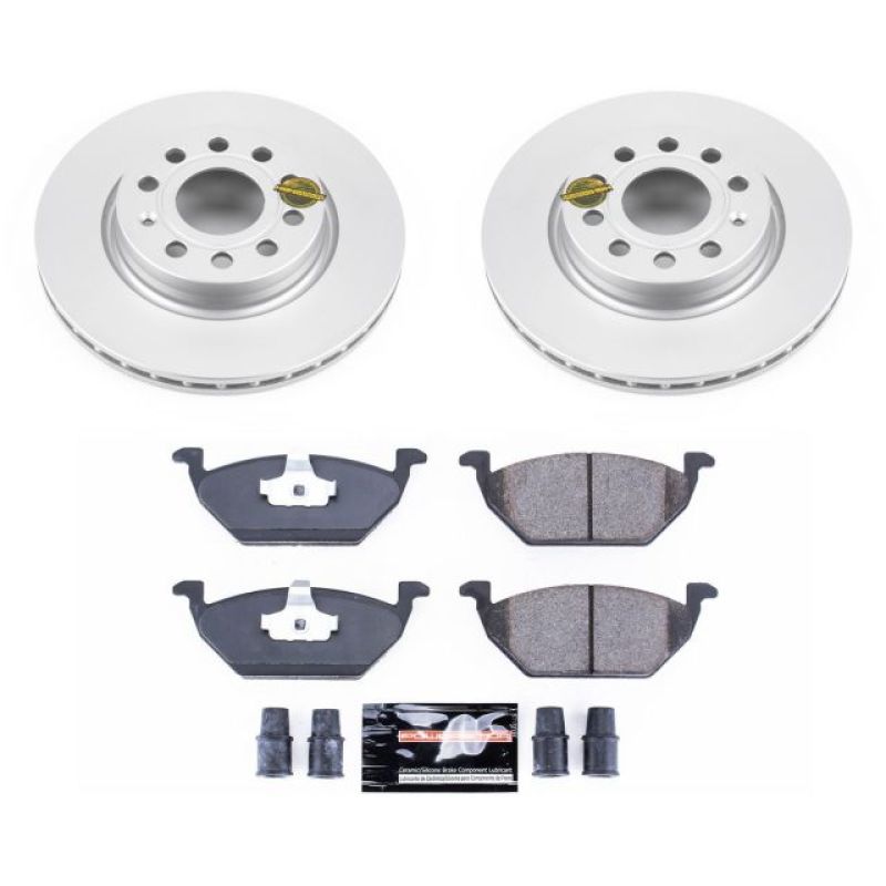 Power Stop 11-15 Volkswagen Jetta Front Z23 Evolution Sport Coated Brake Kit PowerStop