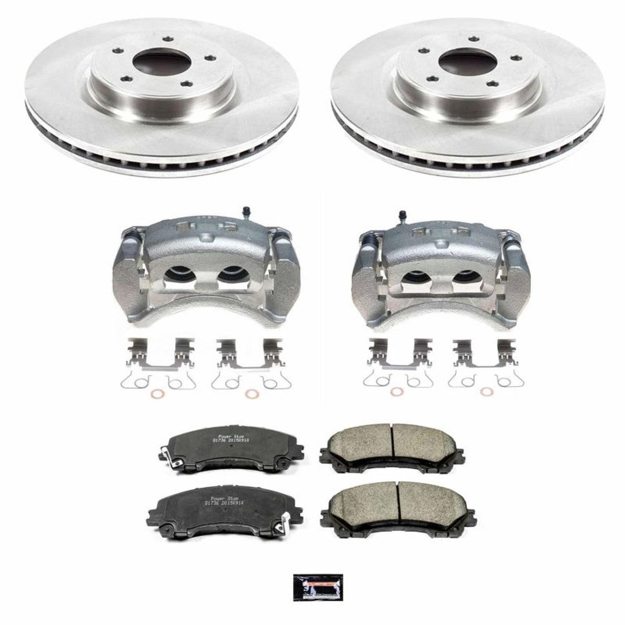 Power Stop 16-17 Infiniti QX50 Front & Rear Z17 Evolution Geomet Coated Brake Kit
