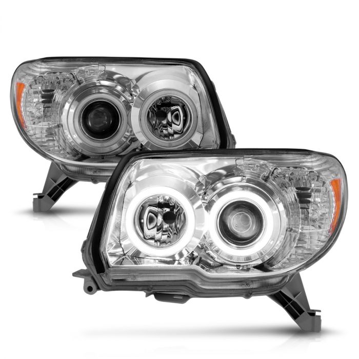 ANZO TOYOTA 4RUNNER 06-09 PROJECTOR HEADLIGHTS CHROME W/ RX HALO (NO BULBS INCLUDED) -111321