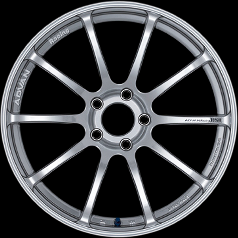 ADVAN Racing RSII 19x10 +40 5x130 Wheel - Hyper Silver - YAP9K40PHS