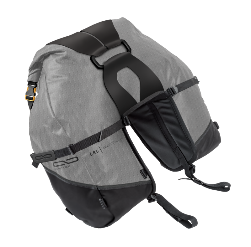Giant Loop Great Basin Saddlebag 68L - Gray