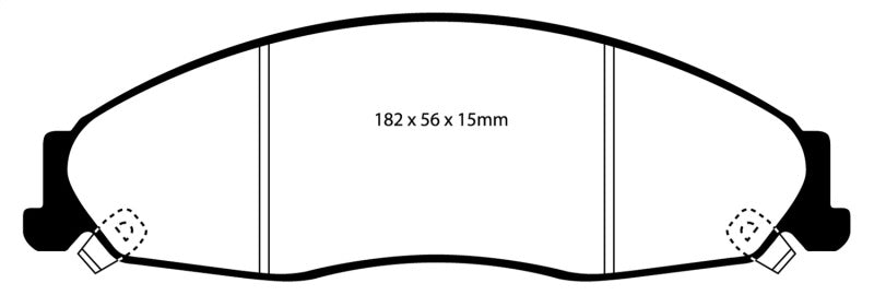 EBC RedStuff Front Brake Pads - DP31645C EBC