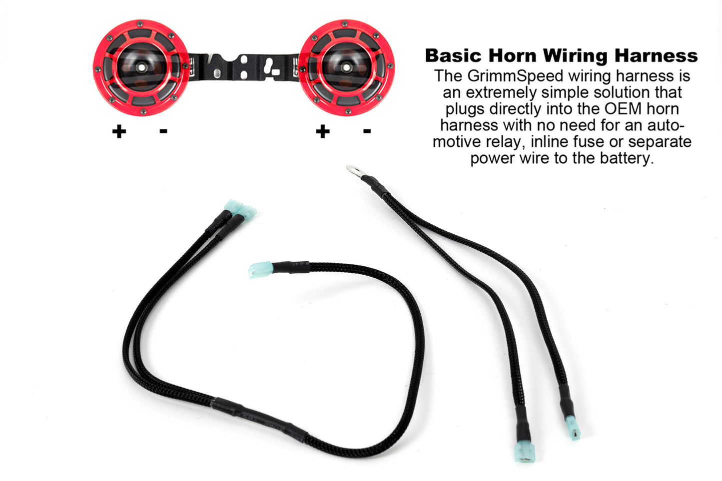 GrimmSpeed 02-14 Subaru WRX/STI Hella Horn Wiring Harness