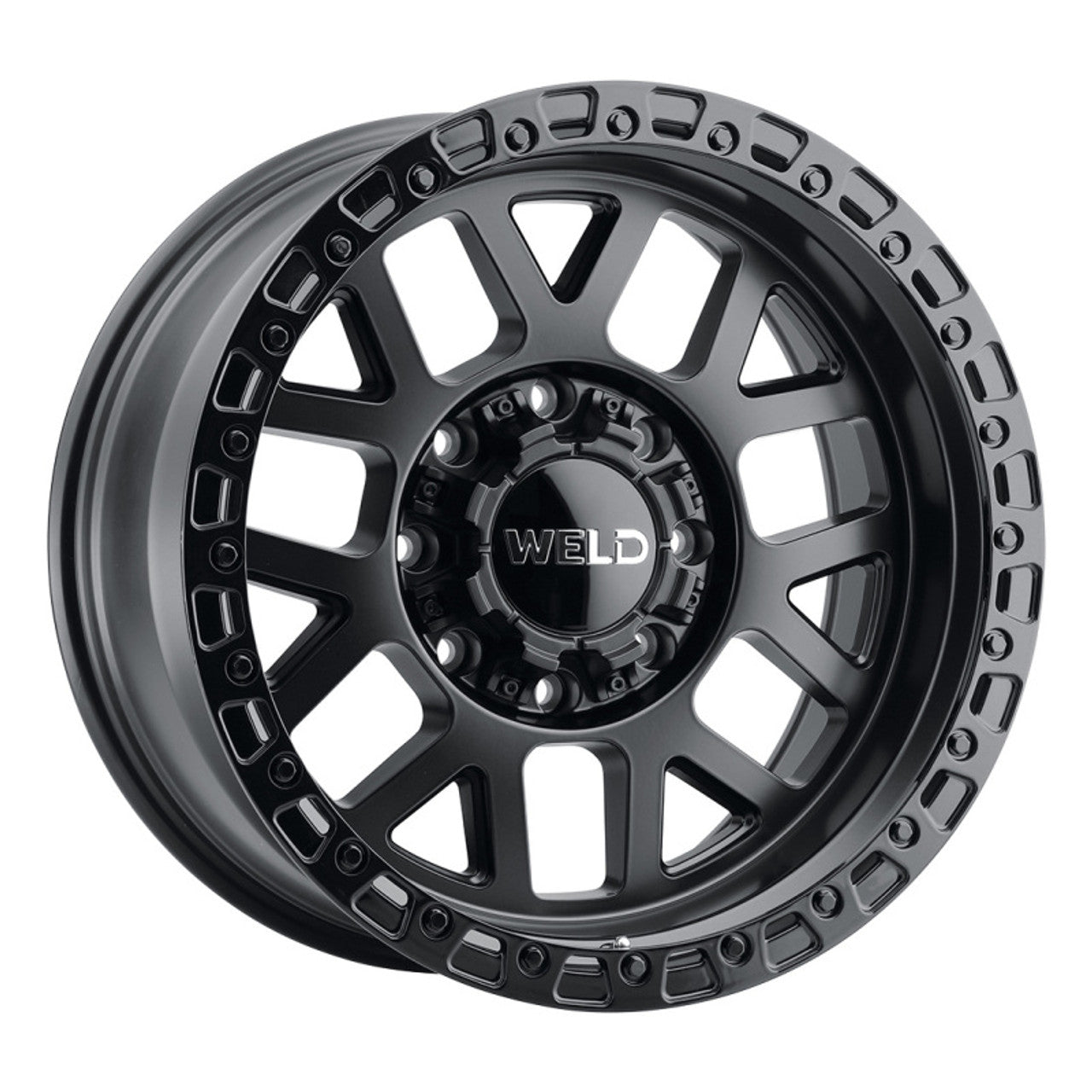 Weld Off-Road W104 20X9 Cinch 6X135 6X139.7 ET00 BS5.00 Satin Black - 106.1