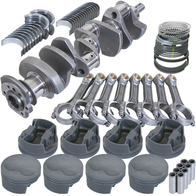 Eagle Chevy 400 350 Mains 4.000in Crank 6.000in H-Beam Stroker Rod 4.165in Pistons Rotating Assembly main image 1