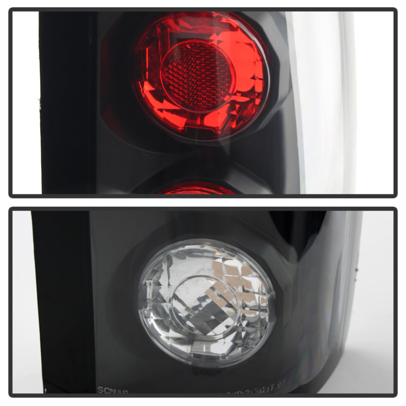 Spyder Chevy C/K Series 1500/2500 88-98/GMC Sierra 88-98 Euro Style Tail Lights Blk ALT-YD-CCK88-BK SPYDER