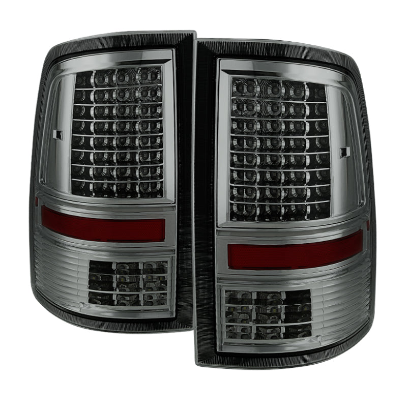 Xtune Dodge Ram 1500 09-14 LED Tail Lights Incandescent Model Only Smoked ALT-JH-DR09-LED-G2-SM SPYDER