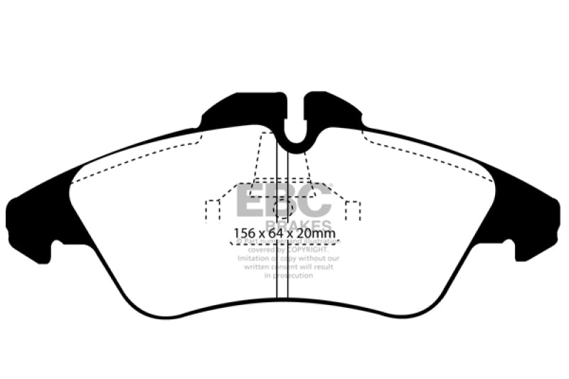 EBC GreenStuff Front Brake Pads - DP61071 EBC