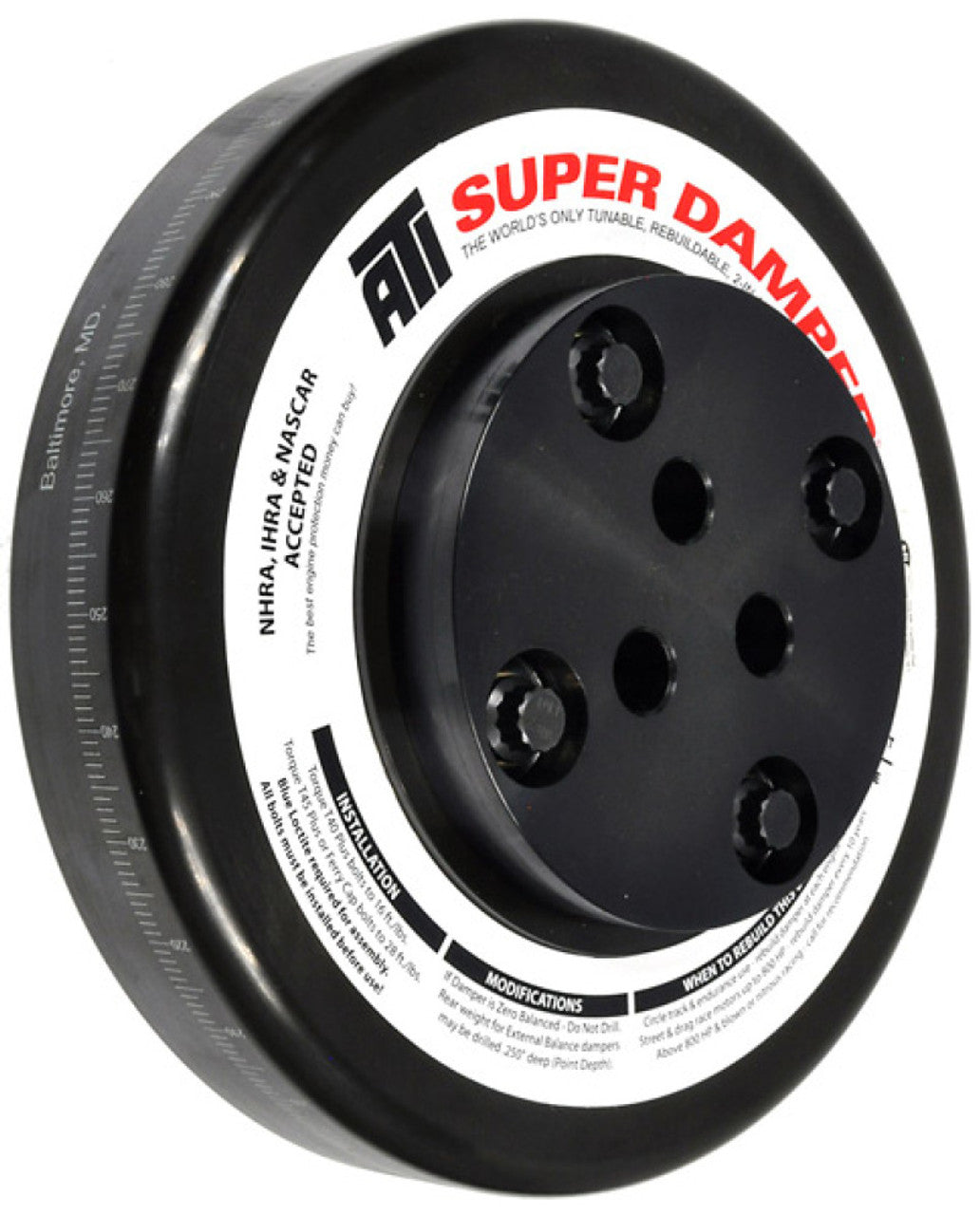 ATI Shell Assy - 8.074 - Steel - 640 International - Diesel - 3 Ring ATI917046