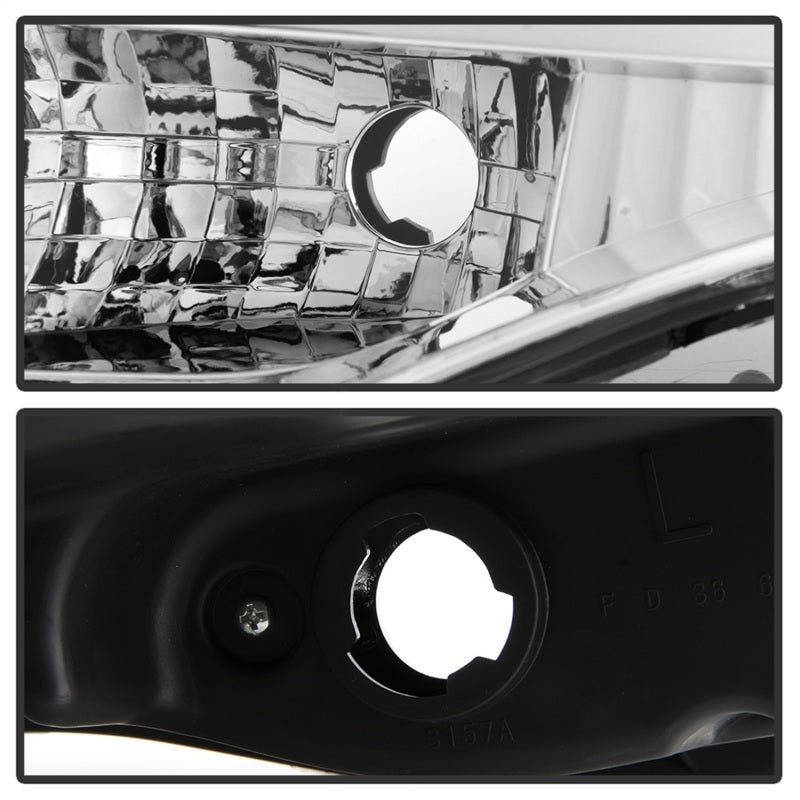 xTune 07-14 Ford Expedition OEM Style Headlights -Chrome (HD-JH-FE07-AM-C) SPYDER