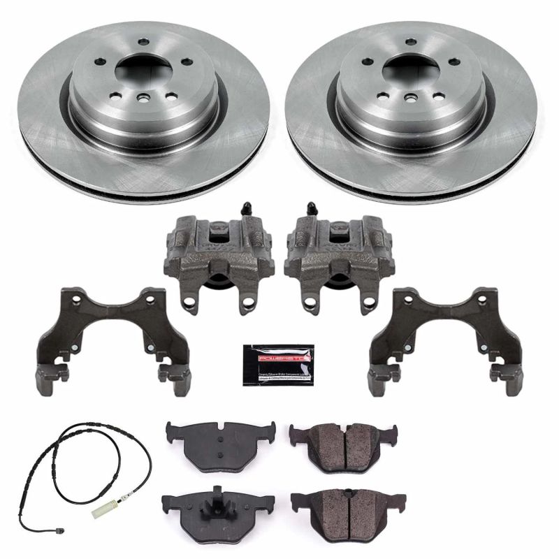 Power Stop 13-15 BMW X1 Rear Autospecialty Brake Kit w/Calipers PowerStop