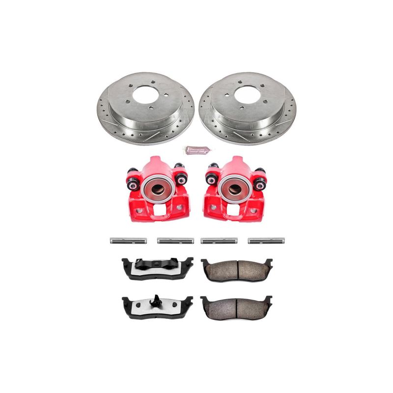 Power Stop 97-00 Ford Expedition Rear Z36 Truck & Tow Brake Kit w/Calipers PowerStop