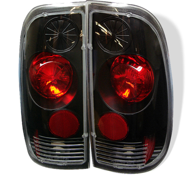 Spyder Ford F150 side 97-03/F250/350/450/550 Super Duty 99-07 Euro Tail Lights Blk ALT-YD-FF15097-BK SPYDER