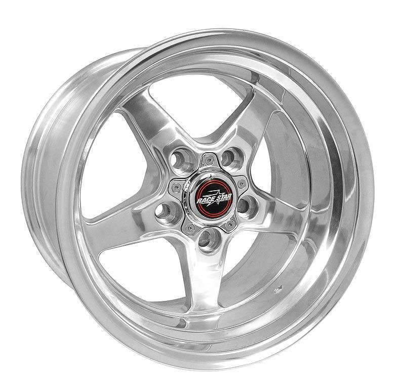 Race Star 92 Drag Star Polish 15x5 5x5.00BC 2.375BS Direct Drill Polished Wheel 92-550944DP