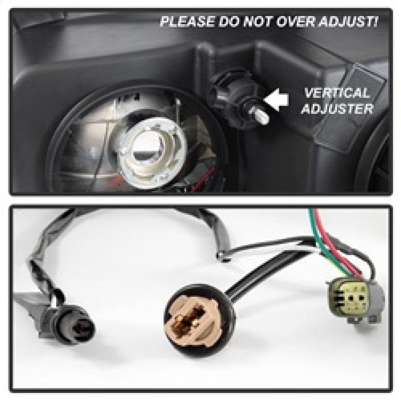 xTune 15-17 Chevy Colorado (Halogen Models Only) Driver Side Headlights OEM Left (HD-JH-CCOL15-OE-L) SPYDER