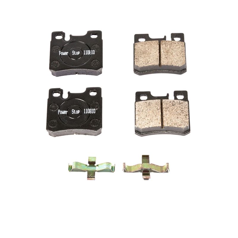 Power Stop 99-00 Mercedes-Benz C230 Rear Z17 Evolution Ceramic Brake Pads w/Hardware PowerStop