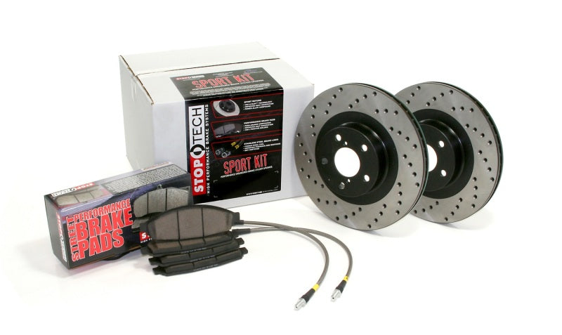 Sport Axle Pack Drilled Rotor, Rear Stoptech