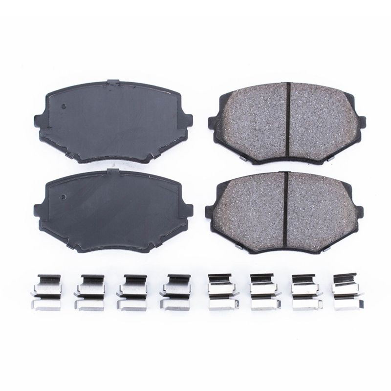Power Stop 94-97 Mazda Miata Front Z17 Evolution Ceramic Brake Pads w/Hardware PowerStop