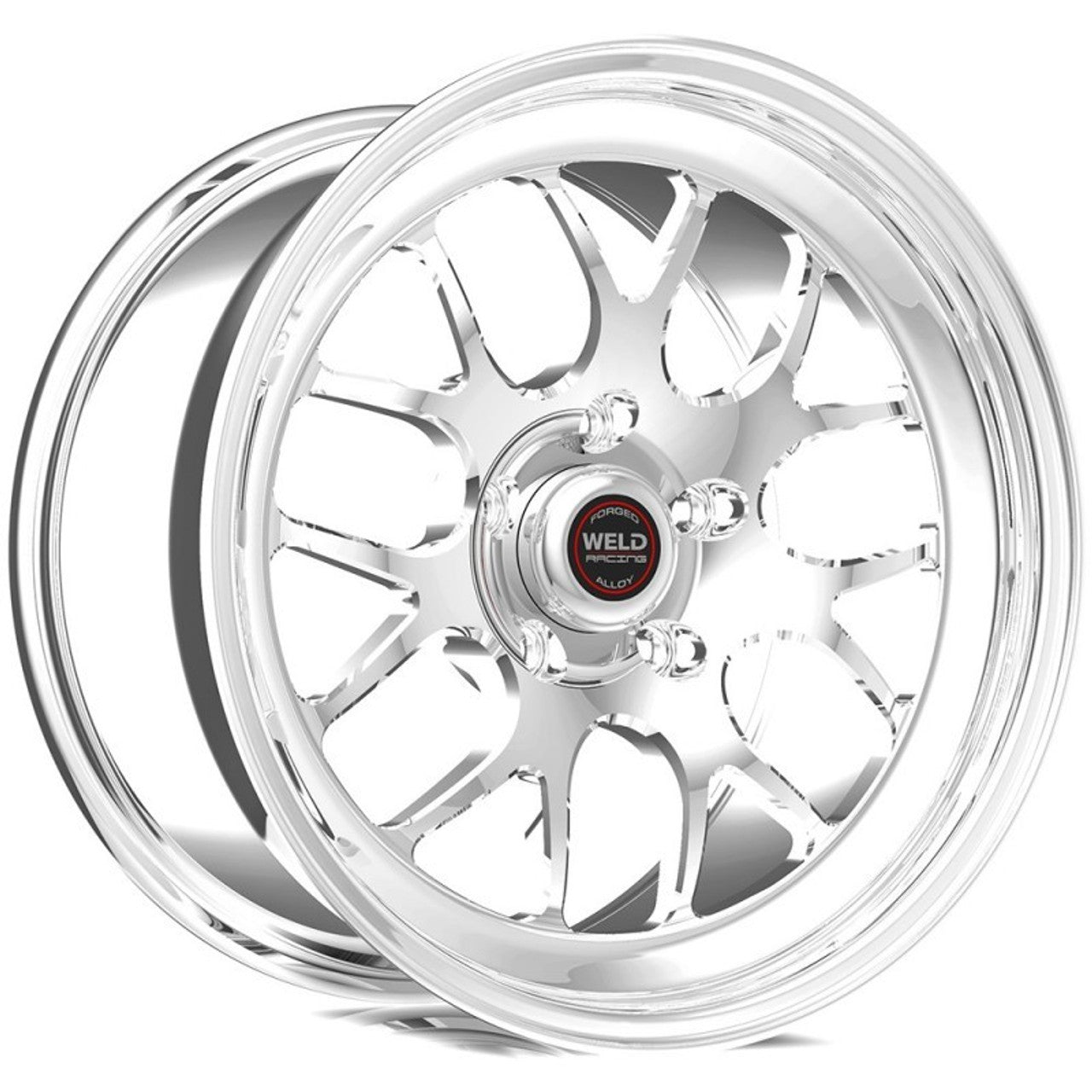 Weld S77 17x10 / 5x4.5 BP / 7.8in BS Polished Wheel