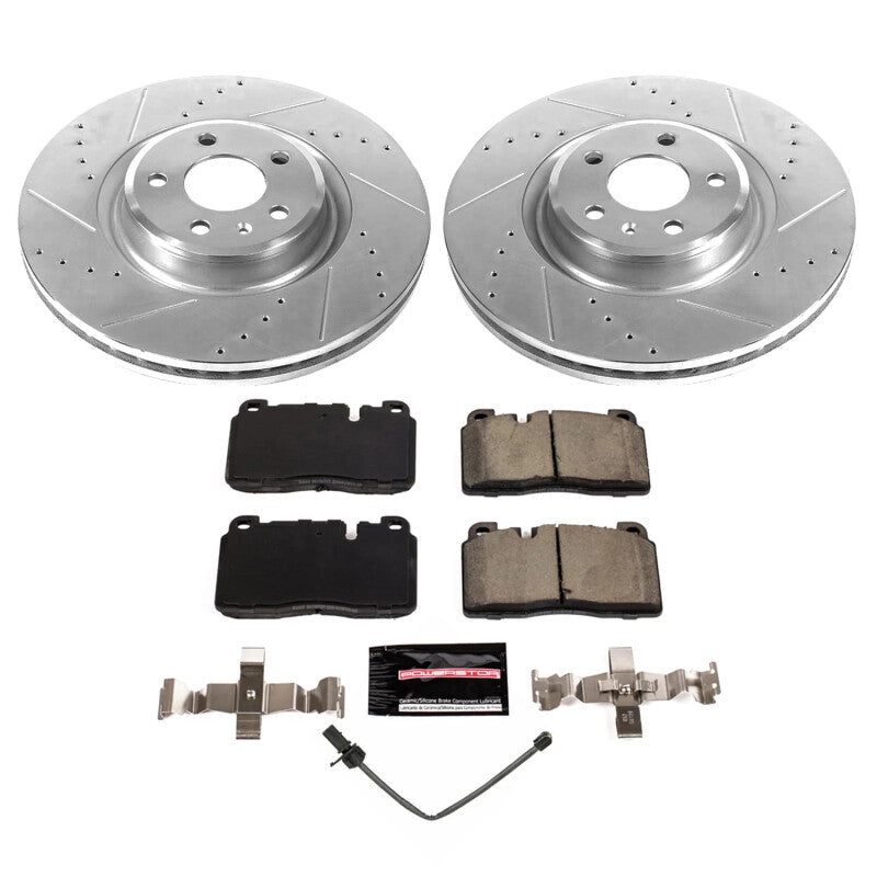 Power Stop 13-15 Audi Q5 Front Z23 Evolution Brake Kit PowerStop
