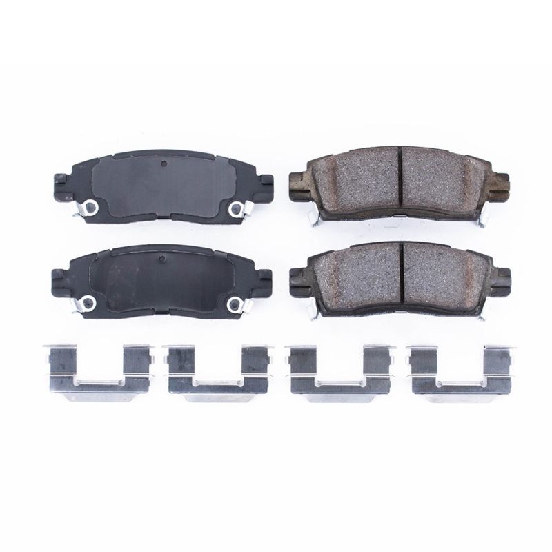 Power Stop 08-17 Buick Enclave Rear Z17 Evolution Ceramic Brake Pads w/Hardware PowerStop
