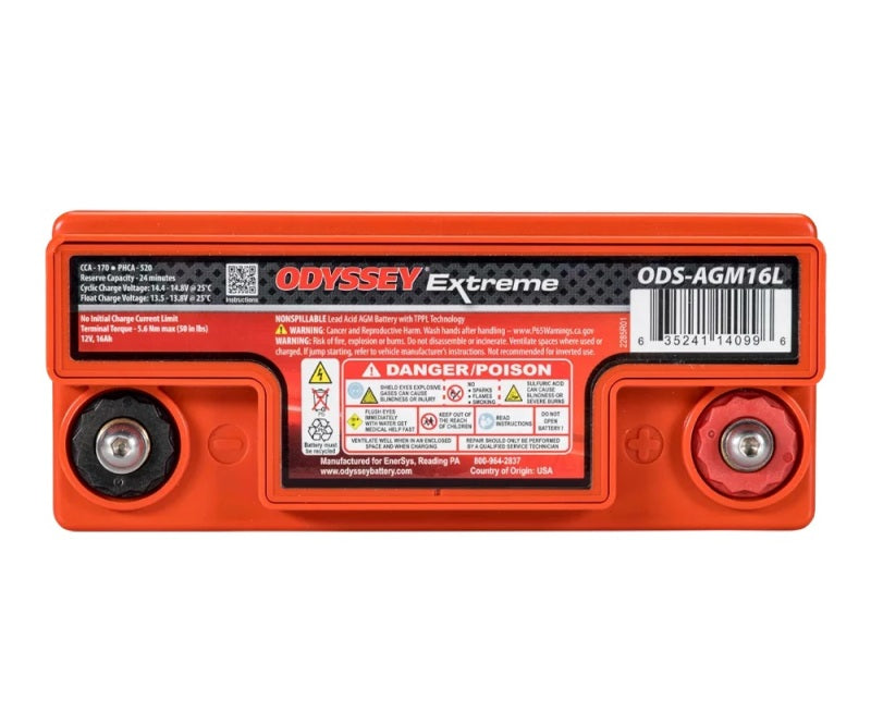 Odyssey Battery Powersport Extreme AGM Battery (PC680) Odyssey Battery