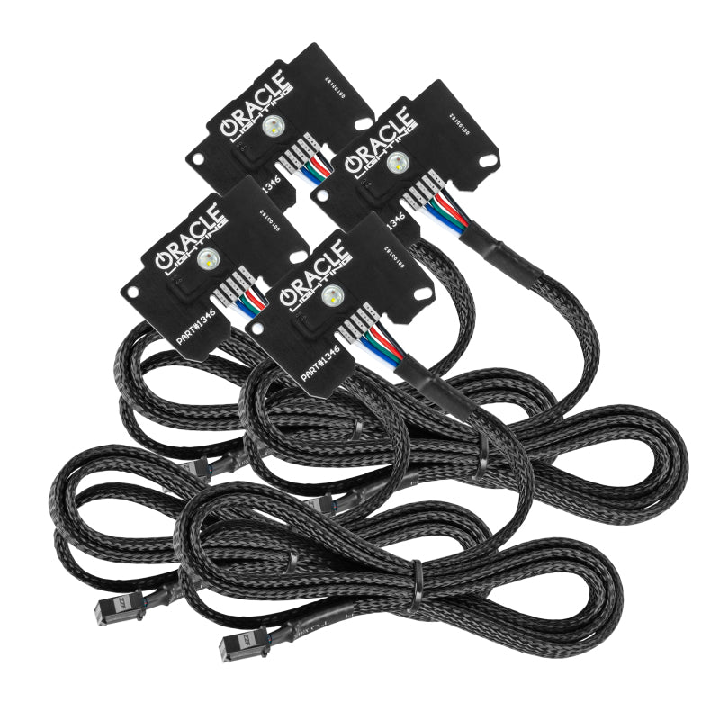 Oracle Jeep Wrangler JL/Gladiator JT RGB+W Headlight DRL Upgrade Kit - ColorSHIFT w/ BC1 Controller ORACLE Lighting