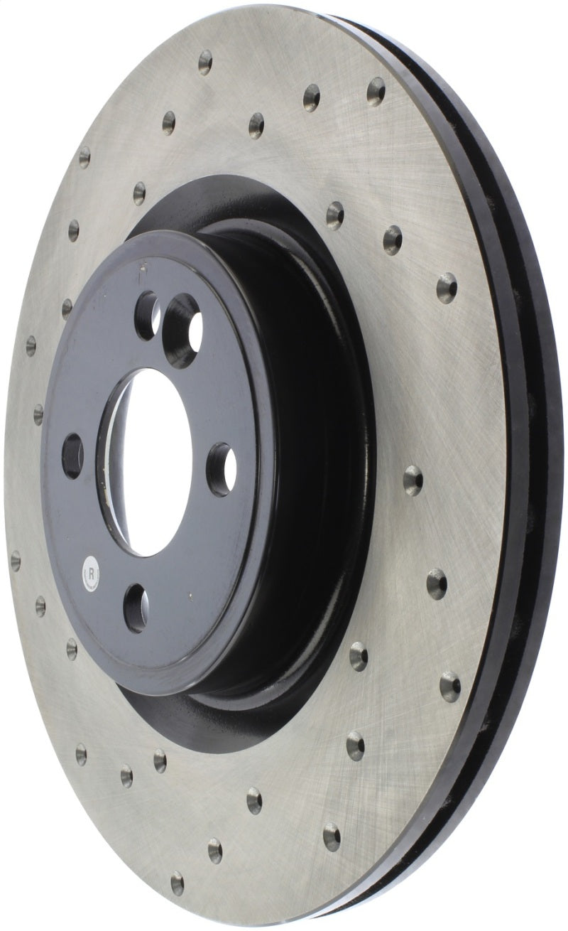 StopTech Sport Cross Drilled Brake Rotor - Front Left Stoptech