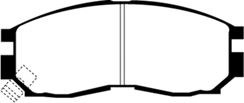 EBC YellowStuff Front Brake Pads - DP4830R EBC