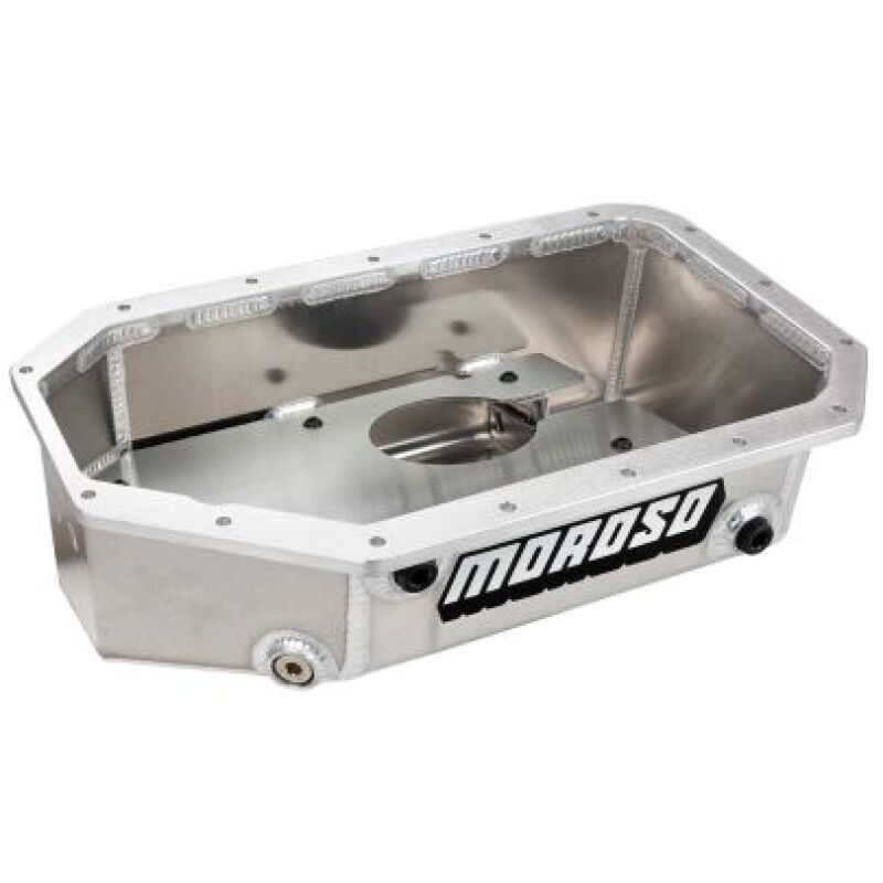 Moroso Honda/Acura K20/K24 Swap Road Race Baffled Wet Sump 6.5 Qt 6.25in Deep Aluminum Oil Pan Moroso