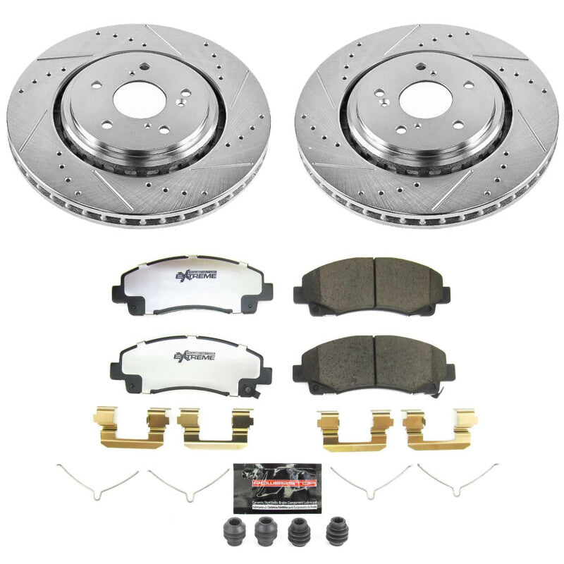 Power Stop 15-20 Acura TLX Front and Rear Z26 Street Brake Kit