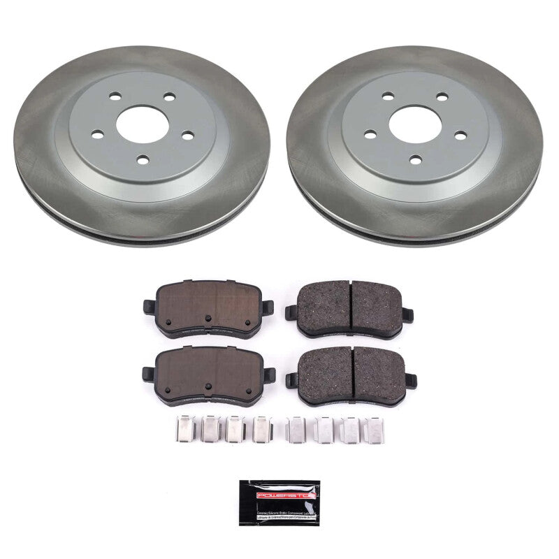 Power Stop 04-07 Mercury Monterey Rear Semi-Coated Rotor Kit PowerStop