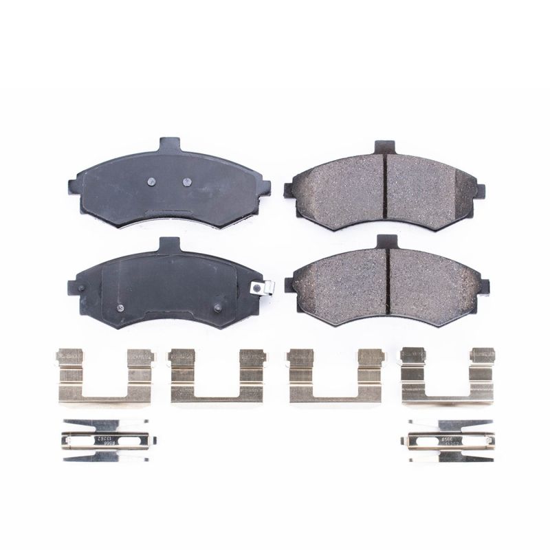 Power Stop 02-05 Hyundai Elantra Front Z17 Evolution Ceramic Brake Pads w/Hardware PowerStop