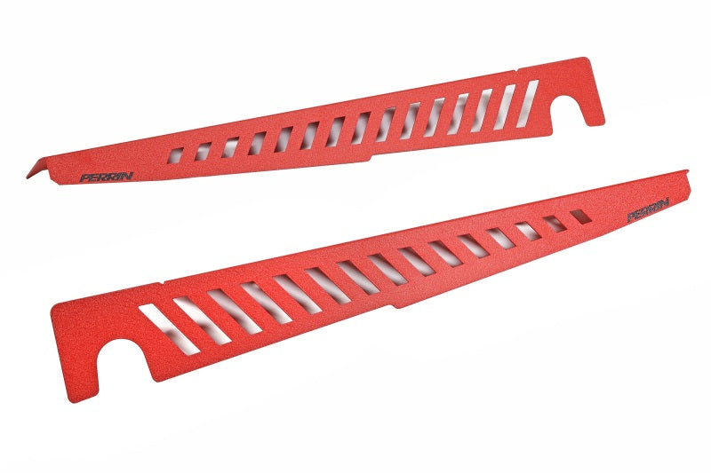 Perrin 22-23 Subaru WRX Fender Shroud Set - Red Perrin Performance