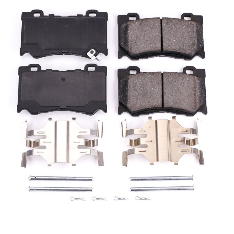 Power Stop 09-13 Infiniti FX50 Front Z17 Evolution Ceramic Brake Pads w/Hardware PowerStop