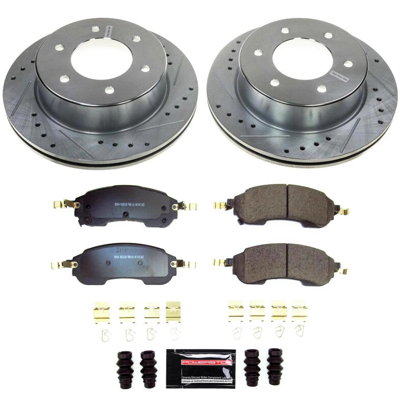 Power Stop 21-23 Ford Bronco Rear Z23 Evolution Brake Kit PowerStop