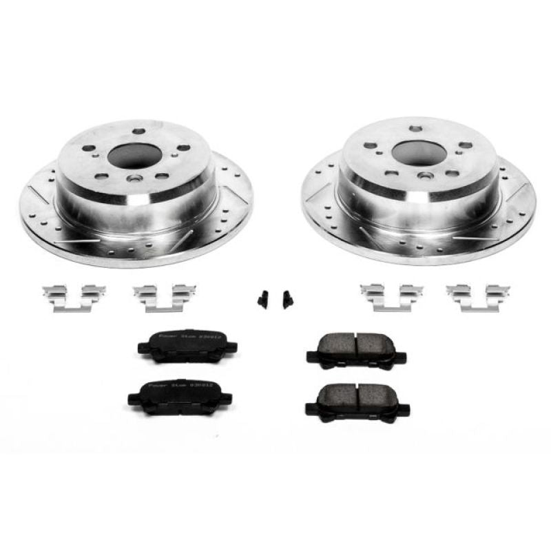 Power Stop 05-07 Toyota Avalon Rear Z23 Evolution Sport Brake Kit PowerStop