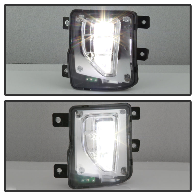 Spyder 16-18 Chevy Silverado 1500 OEM Style Full LED Fog Light w/Switch - Clear (FL-CSIL16-LED-C) SPYDER