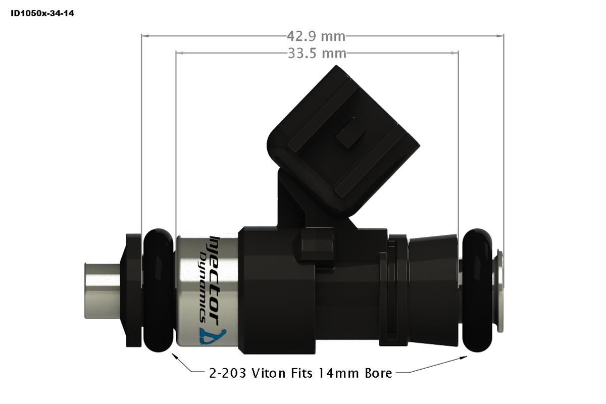 Injector Dynamics - ID1050x XDS Fuel Injectors - Audi & VW EA888 Gen 3 - 1050.34.14.14.4