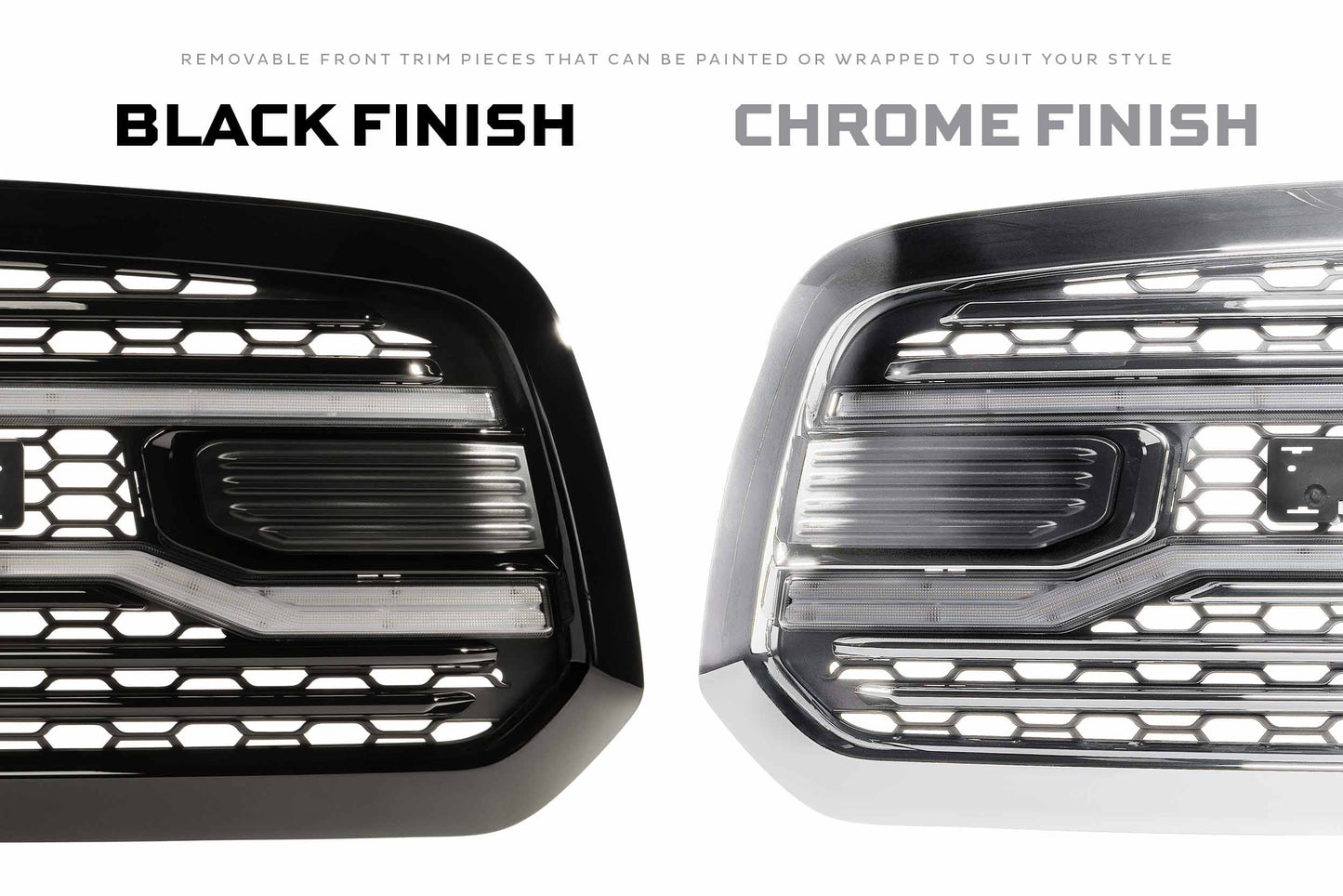 XBG LED Grille: Dodge Ram HD (13-18 / Chrome)