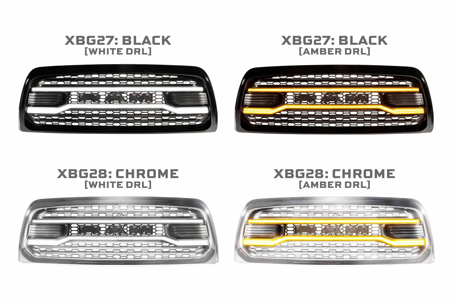 XBG LED Grille: Dodge Ram HD (13-18 / Black)